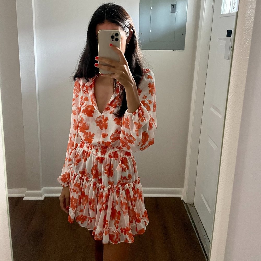 Misa Los Angeles Floral Mini Dress NWT
